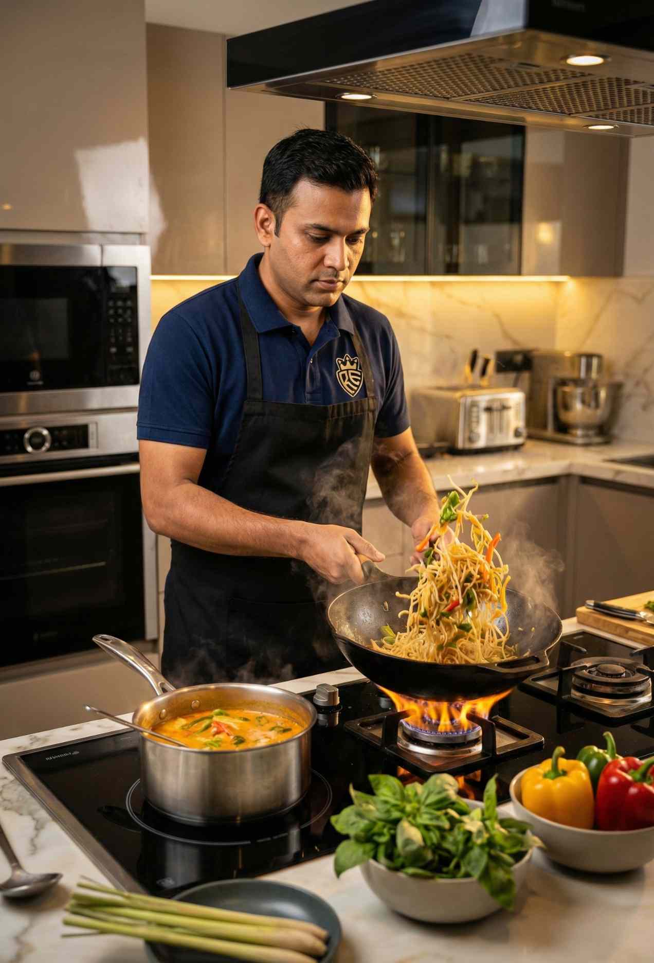 Chinese and Thai cook job in Noida for all-rounder chefs working in high profile villas via Rumila Enterprises