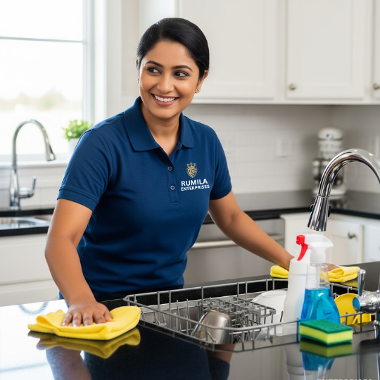 A professional Bengali maid in Delhi provided by Rumila Enterprises